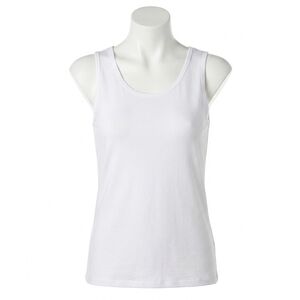 NEW ANGEL APPAREL knit tank in white